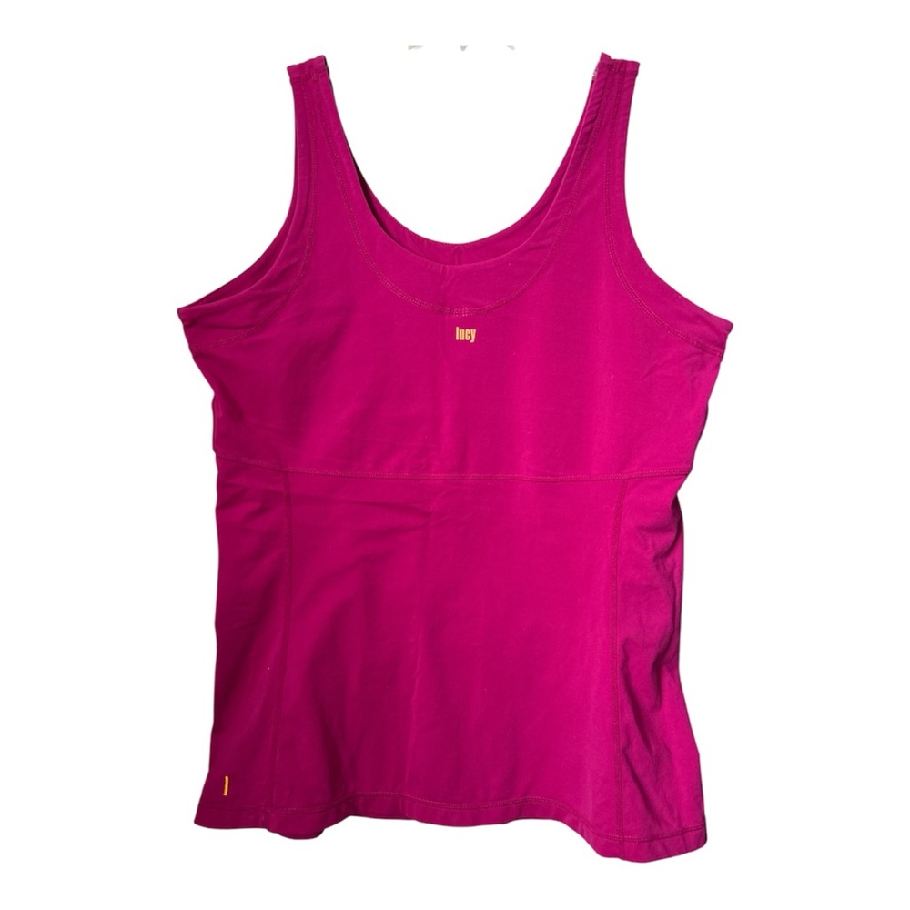Lucy scoop neck tank sz XL
